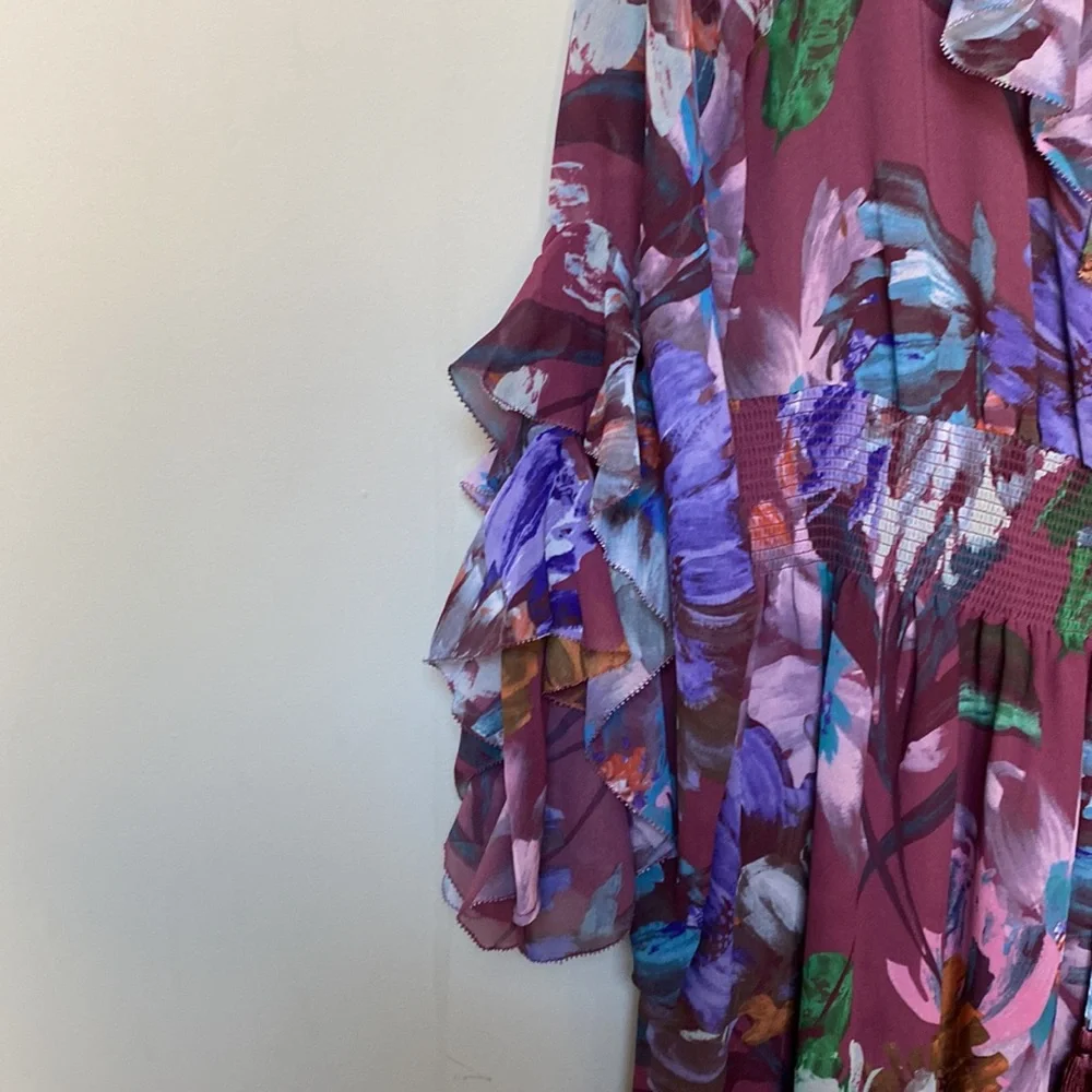 Soft Surroundings Petite Floral Dress - Picture 4 of 7